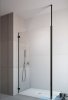 Radaway Modo New Black IV kabina Walk-in 110x80 czarny mat/szkło przejrzyste 389614-54-01/389084-54-01